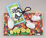 冬のものづくり体験②「えと絵馬・卯」